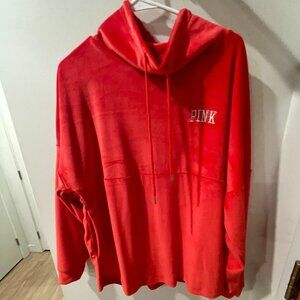 PINK/VS Fuzzy Red Sweater